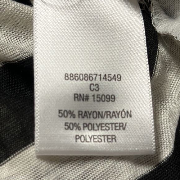 juniors Chain reaction 2fer top elbow sleeves rayon blend - Picture 4 of 4